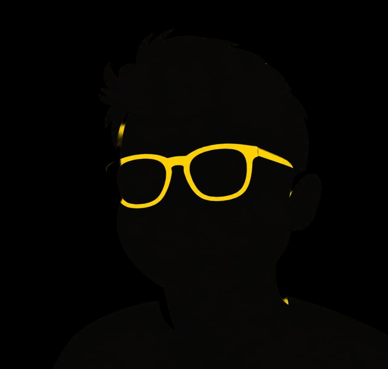 Silhouette portrait of Fazza Dwi Riandy